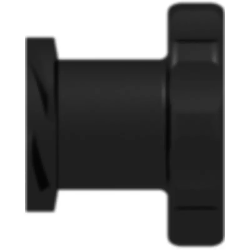 Linktech Black Nylon Female Luer Cap – Thread-Style Closure 1