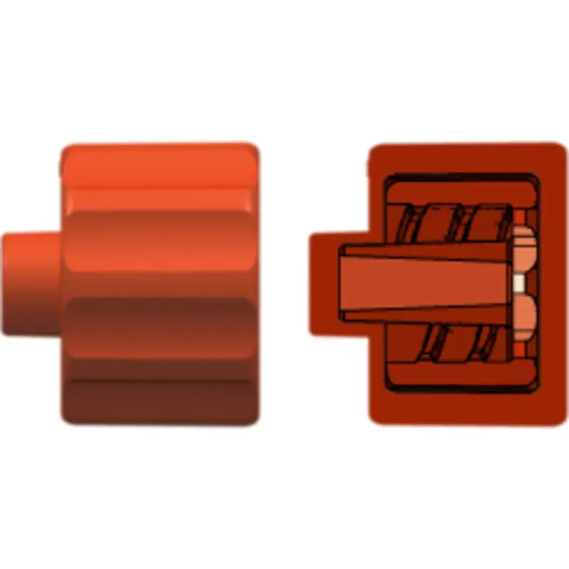 Linktech Male Luer Plug With Integral Lock Ring – Closed-End Grip Design 1