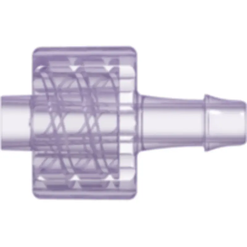 Linktech Male Luer With Integral Lock Ring To 500 Series Barb Adapter For 1/8" (3.2 Mm) Id Tubing, Radiation-Stable Polycarbonate 1