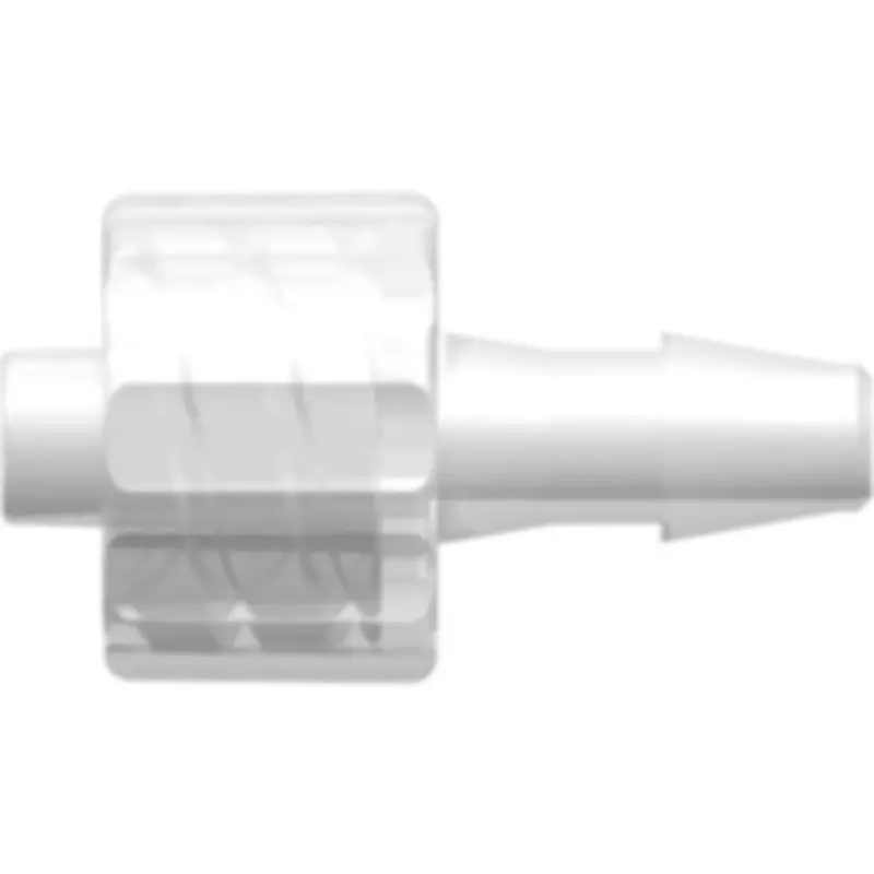 Linktech Natural Polypropylene Luer Lock To 200 Series Barb – 1/8" Id Tubing 1