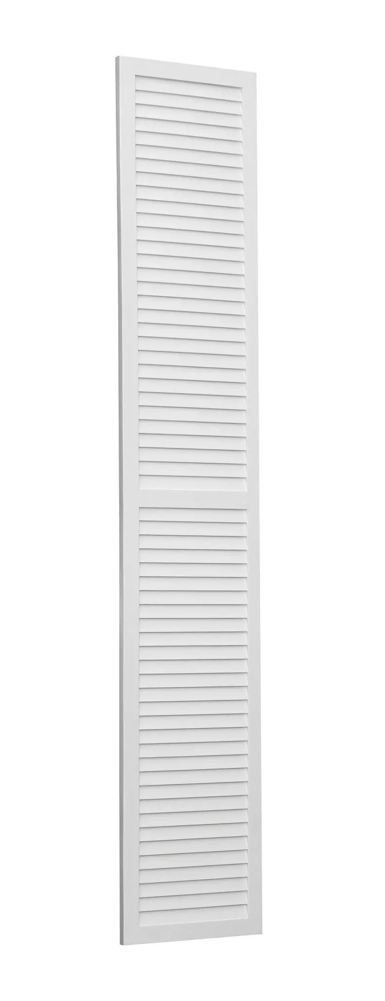 Louvered Shutter With Reinforced Center Rail 1