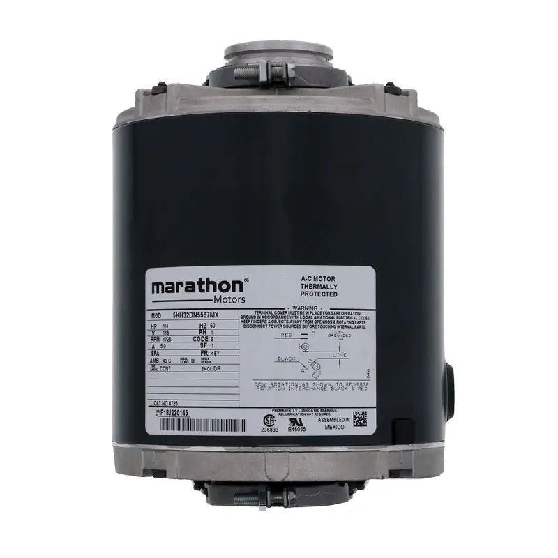 Marathon 803 Nema 48Yz Frame Motor — 1/4 Hp, 115V Ac For Ro And Carbonation Equipment 1