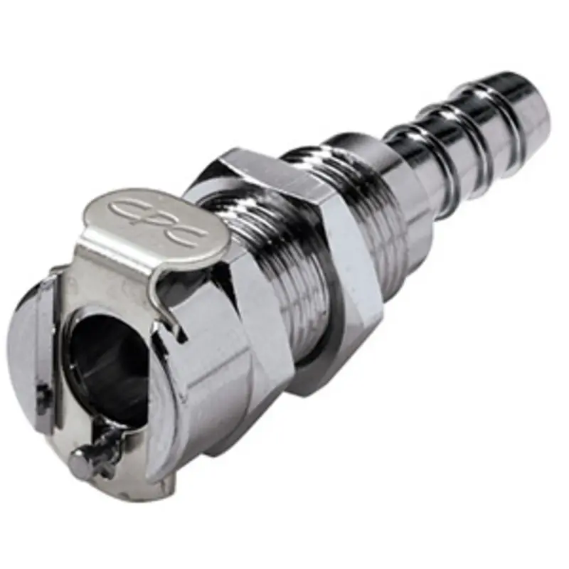 Mc1604 1/4-Inch Id Panel-Mount Hose Barb Coupling Body 1