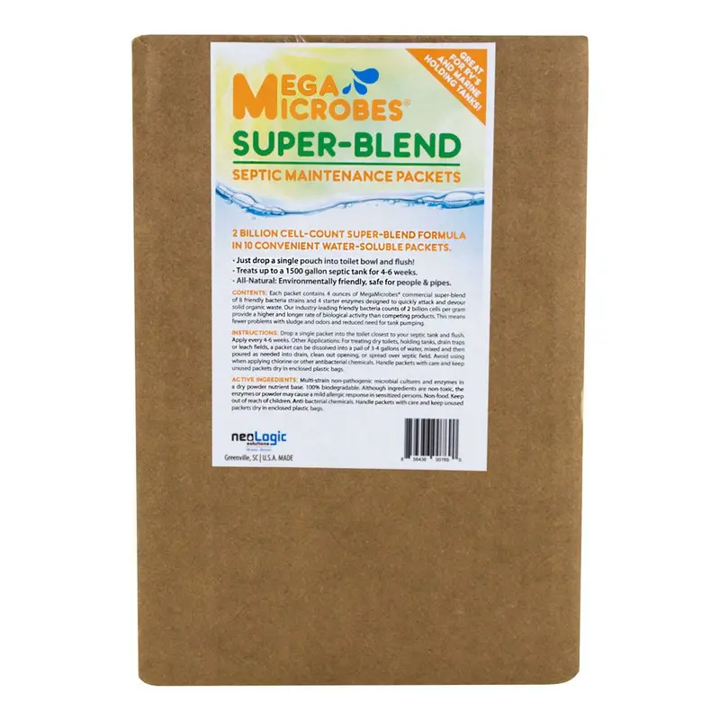 Megamicrobes Septic System Maintenance Pack – Ten 4-Ounce Doses 1