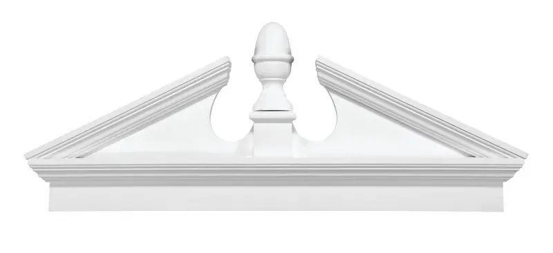 Minimalist Acorn Pediment 1