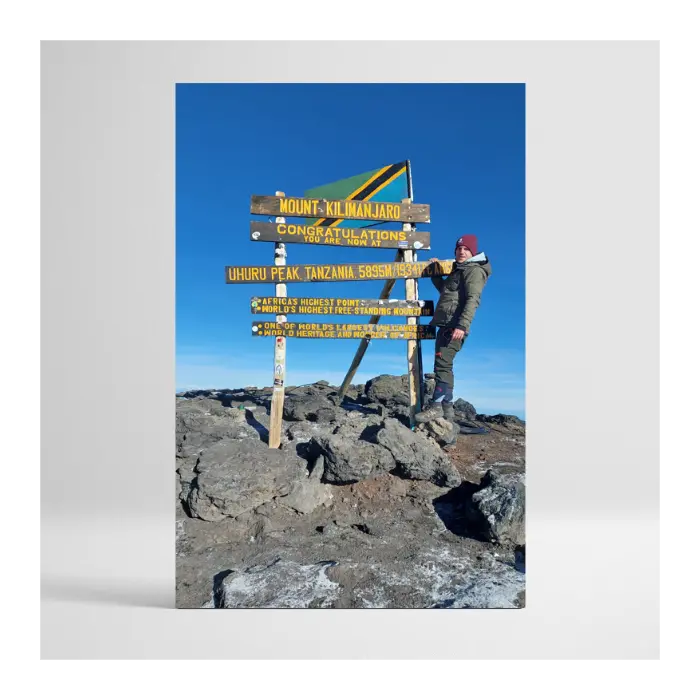 Minimalist Vertical Canvas Photo Art 1