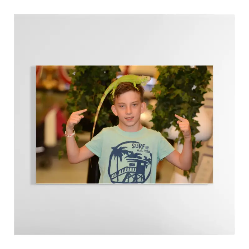 Modern Horizontal Glass Photo Print – Sleek & Custom 1