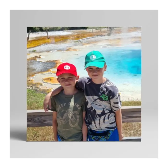 Modern Square Format Canvas – Photo-To-Art Transformation 1