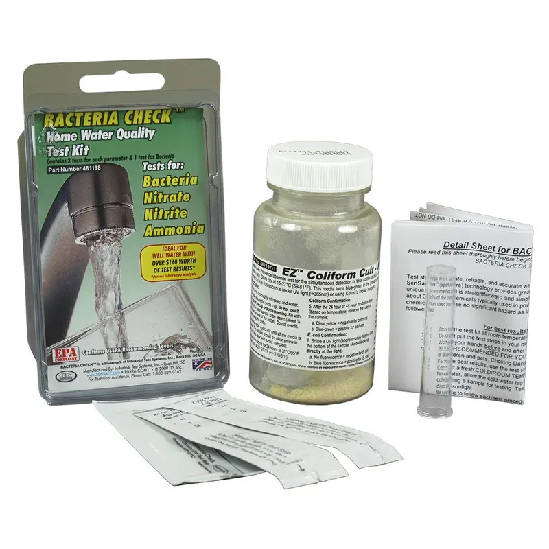Multi-Parameter Bacteria Indicator Kit – Tests For Nitrite, Nitrate, And Ammonia Levels 1