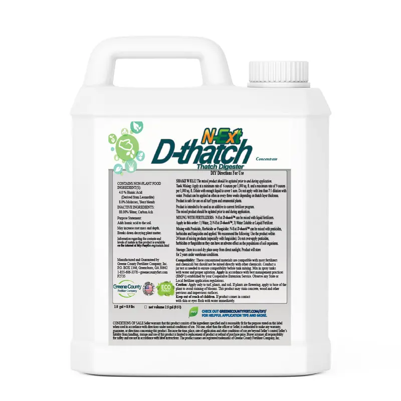 N-Ext D-Thatch Biostimulant For Thatch Reduction – 2.5 Gallon (Build-A-Box) 1