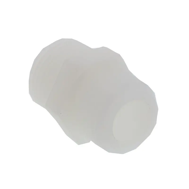 Natural Nylon Hex Nipple – 1/2" Male Pipe Thread 2