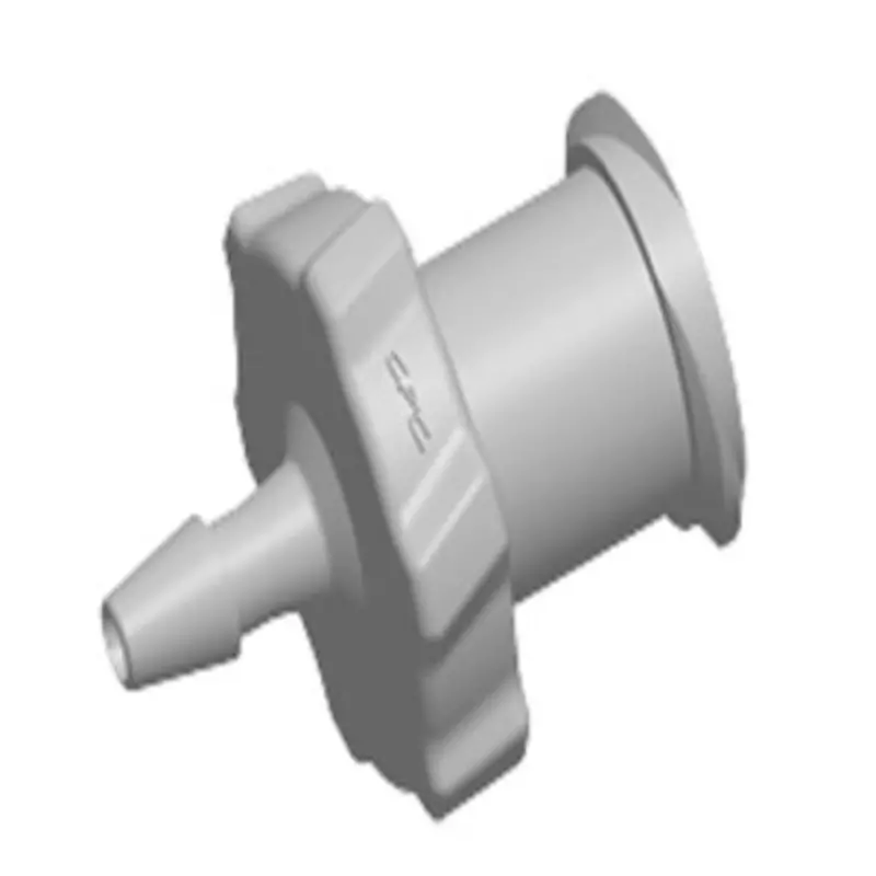 Natural Polypropylene Female Luer Fitting – 3/32" Barb 1