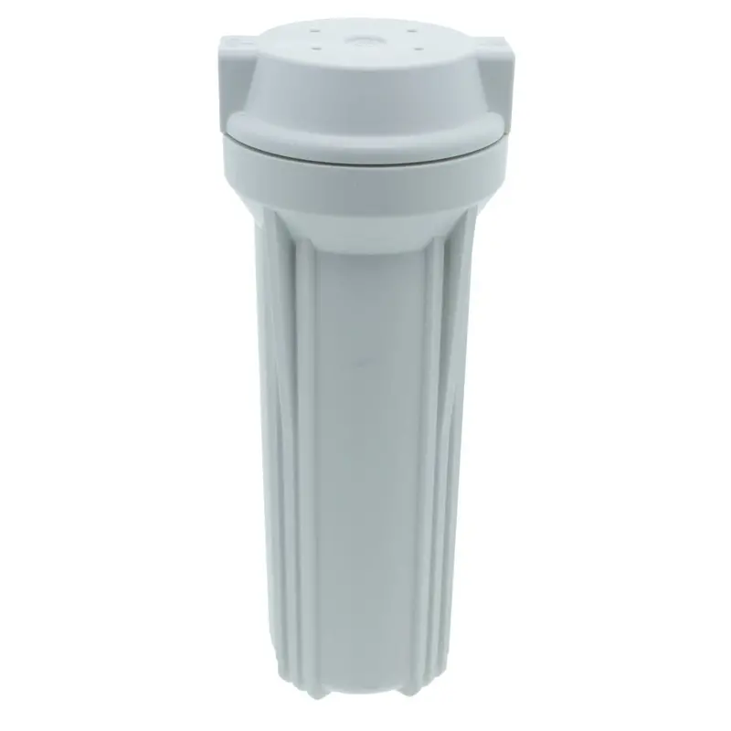 Neo-Pure 10 In Slimline Filter Housing – White, 3/8 In Inlet/Outlet, No Pressure Relief 2