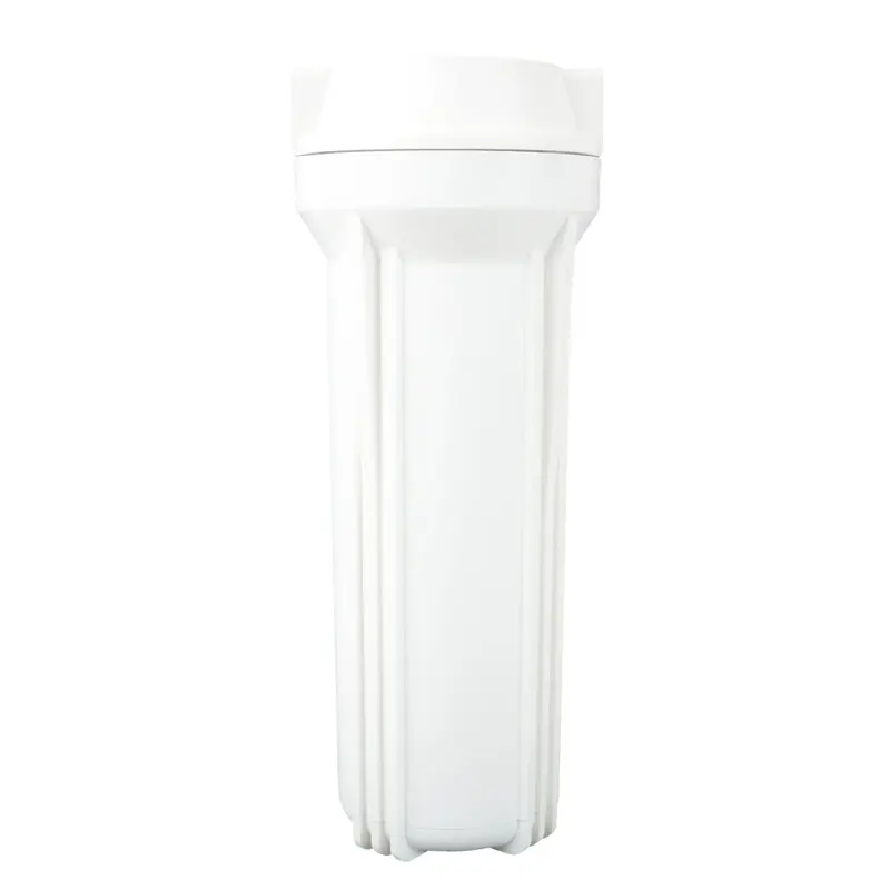 Neo-Pure 10-Inch Slimline Flat-Cap Filter Housing – Nsf Certified, White Cap & Sump, 1/2" Ports, No Relief Valve 1