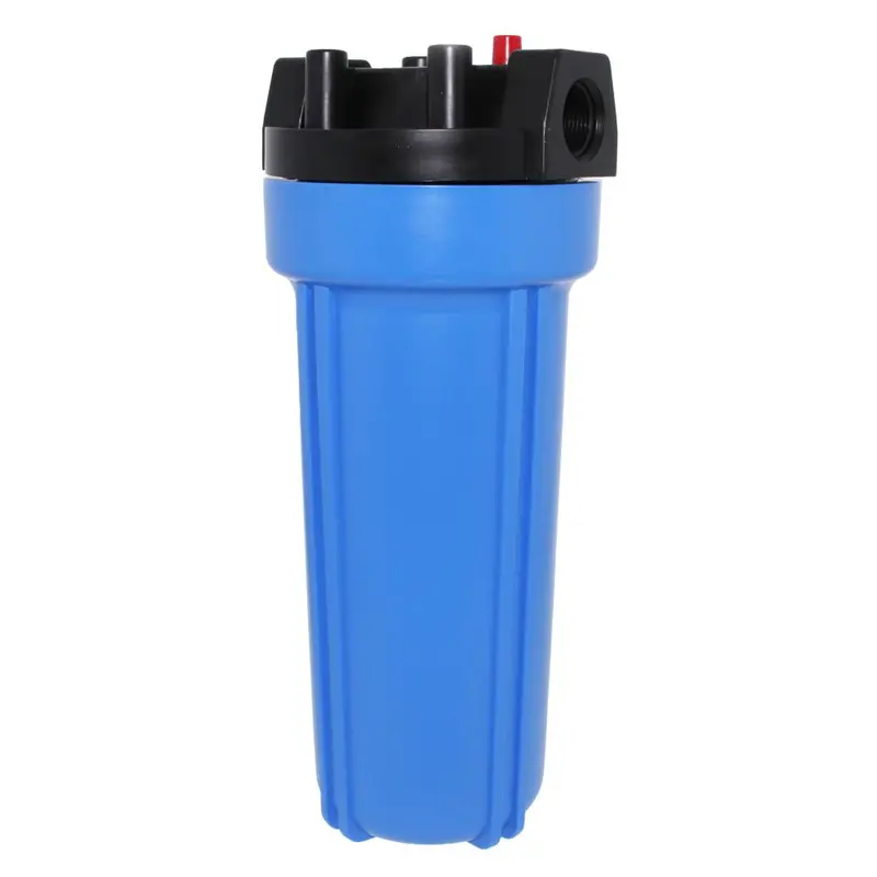 Neo-Pure 10" Standard Filter Housing – Black Cap/Blue Sump With Pressure Relief Valve, 3/4" Fpt 1