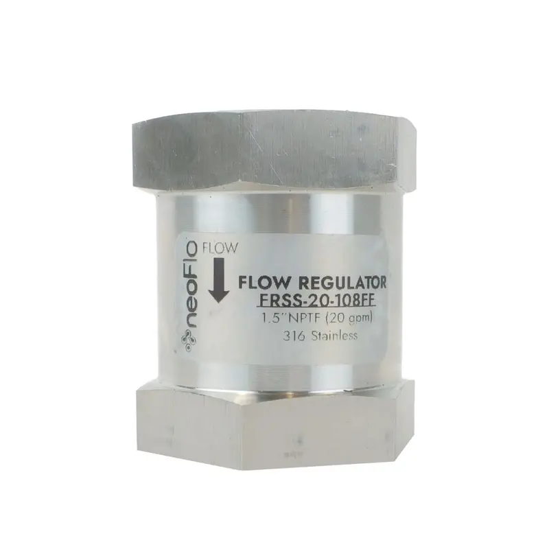 Neo-Pure 316 Stainless Steel Flow Control Valve – 20 Gpm, 1.5" Fpt X Fpt 1