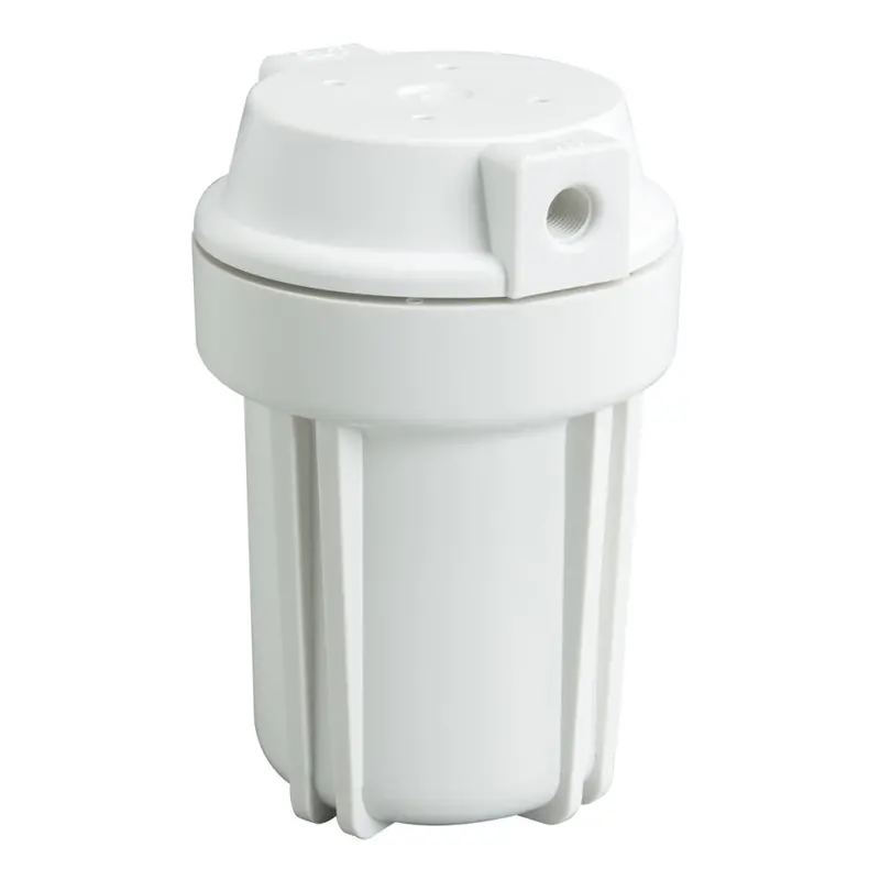 Neo-Pure 5 In Slimline Filter Housing – White, 1/4 In Inlet/Outlet, No Pressure Relief 1
