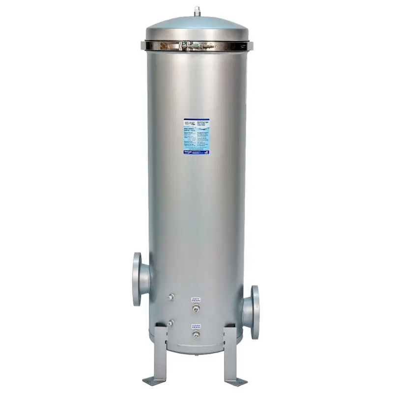 Neo-Pure Bcm22 40-Inch Stainless Steel Multi-Cartridge Housing With Band Clamp Assembly 1