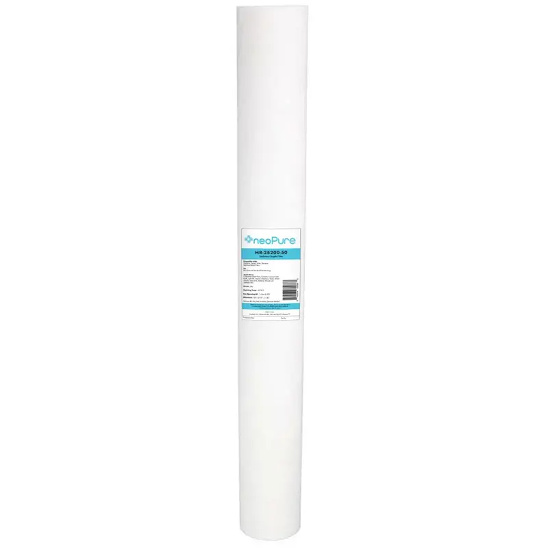 Neo-Pure Mb-25200-50 Sediment Filter – 20" × 4.5", 50 Micron Polypropylene 1