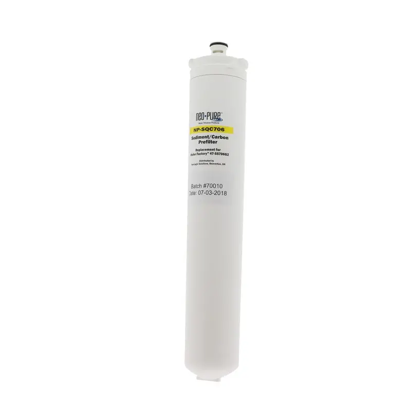 Neo-Pure Np-Sqc706 Dual-Stage Sediment & Carbon Prefilter For Sqc Units 1