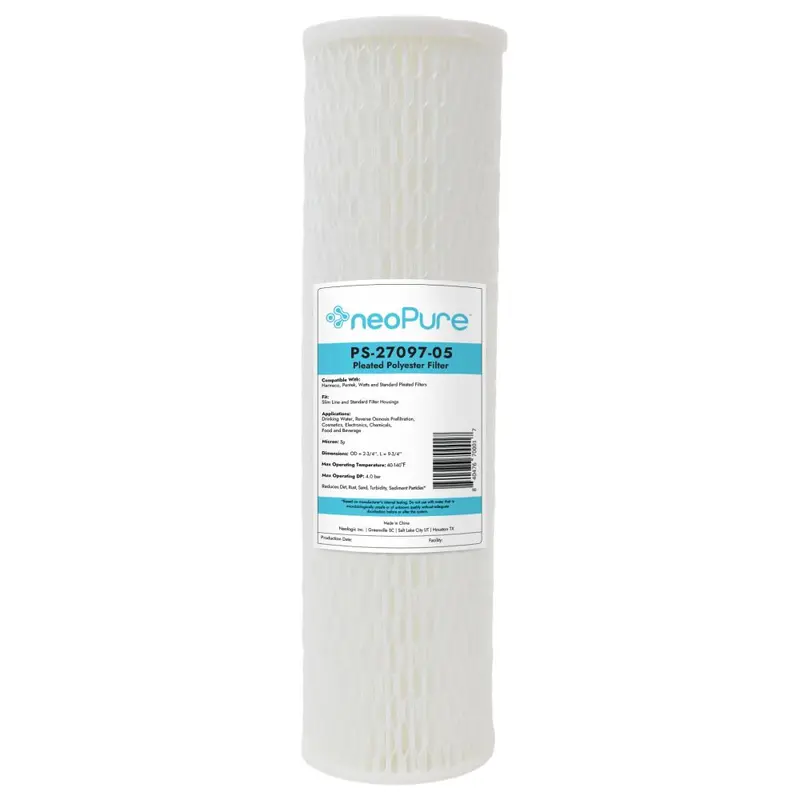 Neo-Pure Ps-27097-05 | 9.75" Precision Pleated Filter – 5 Micron 1
