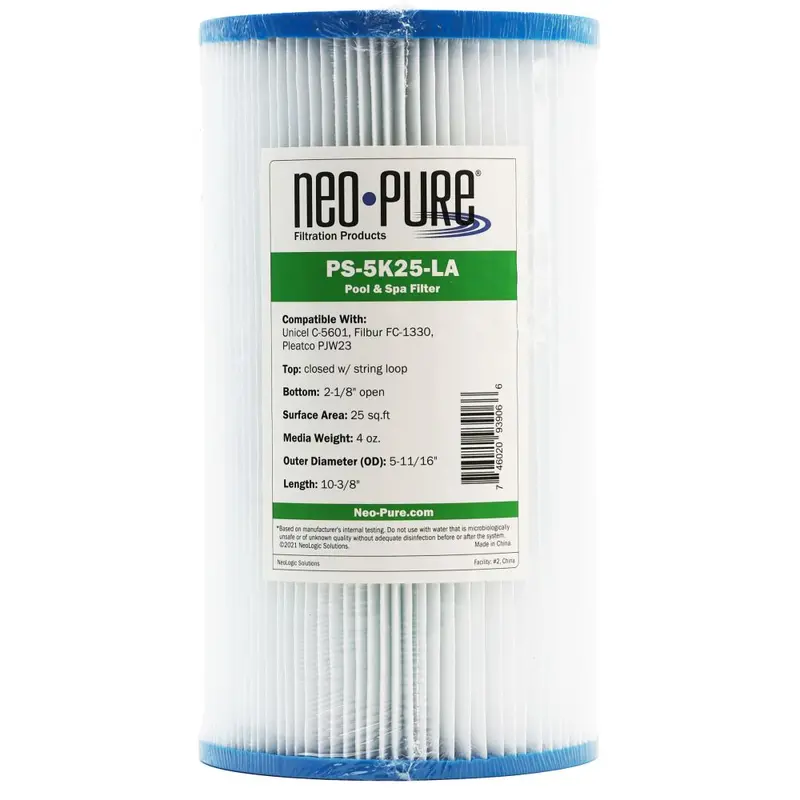 Neo-Pure Ps-5K25-La Pool & Spa Filter Element (5-11/16" × 10-3/8") 1