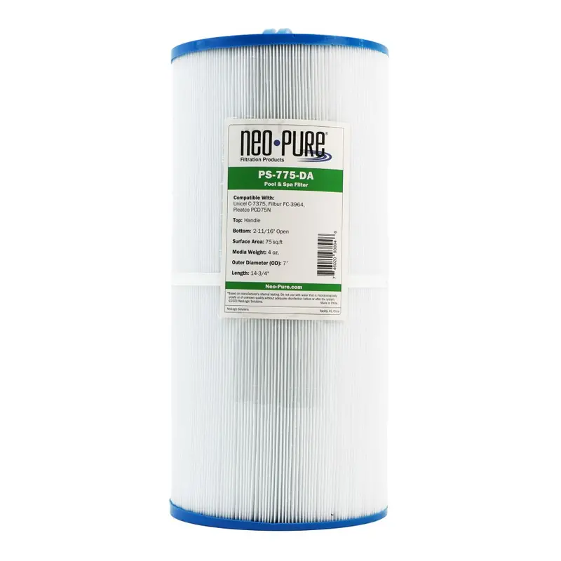 Neo-Pure Ps-775-Da Pool & Spa Replacement Filter (7" × 14-3/4") 1