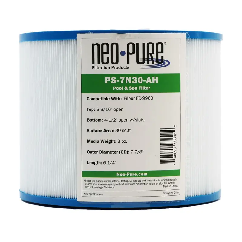 Neo-Pure Ps-7N30-Ah Pool And Spa Filter Cartridge (7-7/8" × 6-1/4") 1
