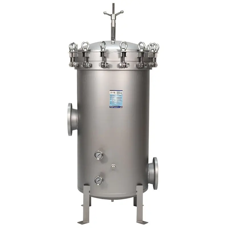 Neo-Pure Sbmj8-304L-8Fl Multi-Cartridge Jumbo Filter Housing — 304L Stainless Steel, Swing-Bolt Closure 1