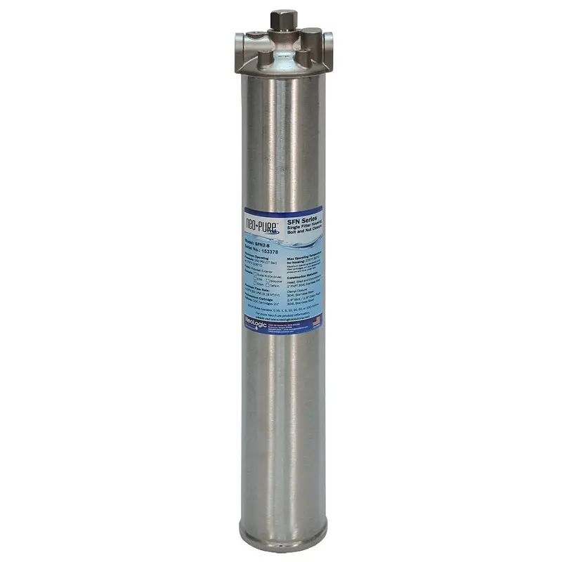 Neo-Pure Sfn-2 Single-Filter Housing With Bolt-And-Nut Closure System 1