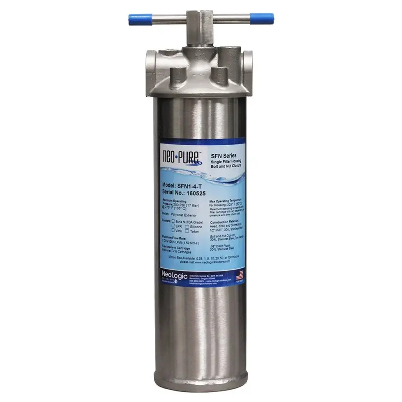Neo-Pure Sfn1 T-Handle Bolt-And-Nut Single-Filter Housing Closure 1