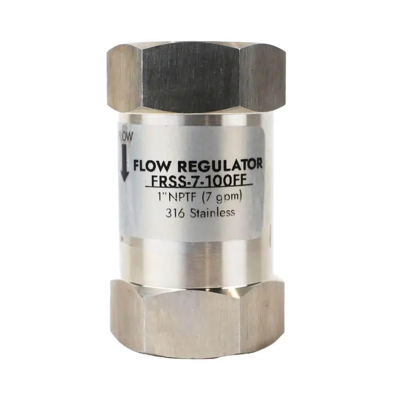 Neo-Pure Stainless Steel 7 Gpm Flow Restrictor – 1 Inch Female Pipe Thread 1