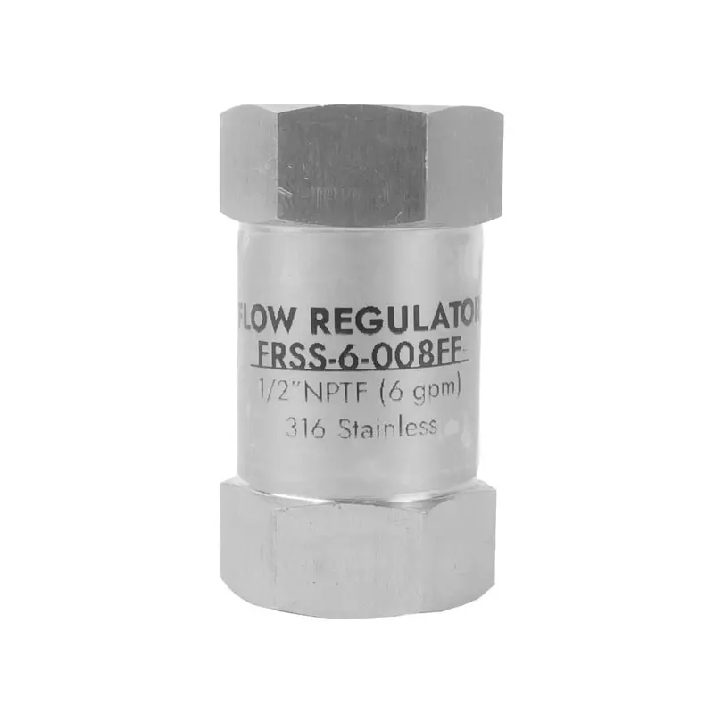 Neo-Pure Stainless Steel Flow Control Valve – 6 Gpm, 1/2" Fpt X Fpt 1