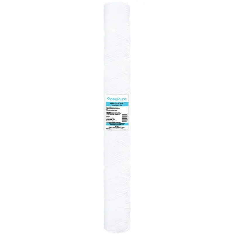 Neo-Pure Wpp-25200-01 20-Inch Surfactant-Free String-Wound Sediment Filter – 1 Micron 1