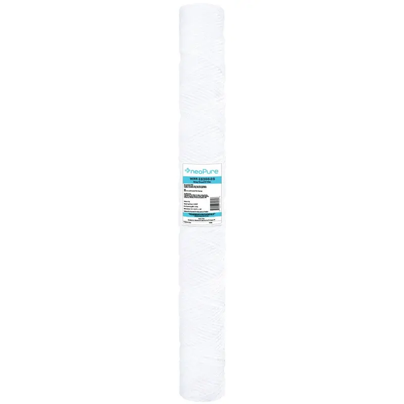 Neo-Pure Wpp-25200-05 20-Inch Surfactant-Free String-Wound Sediment Filter – 5 Micron 1
