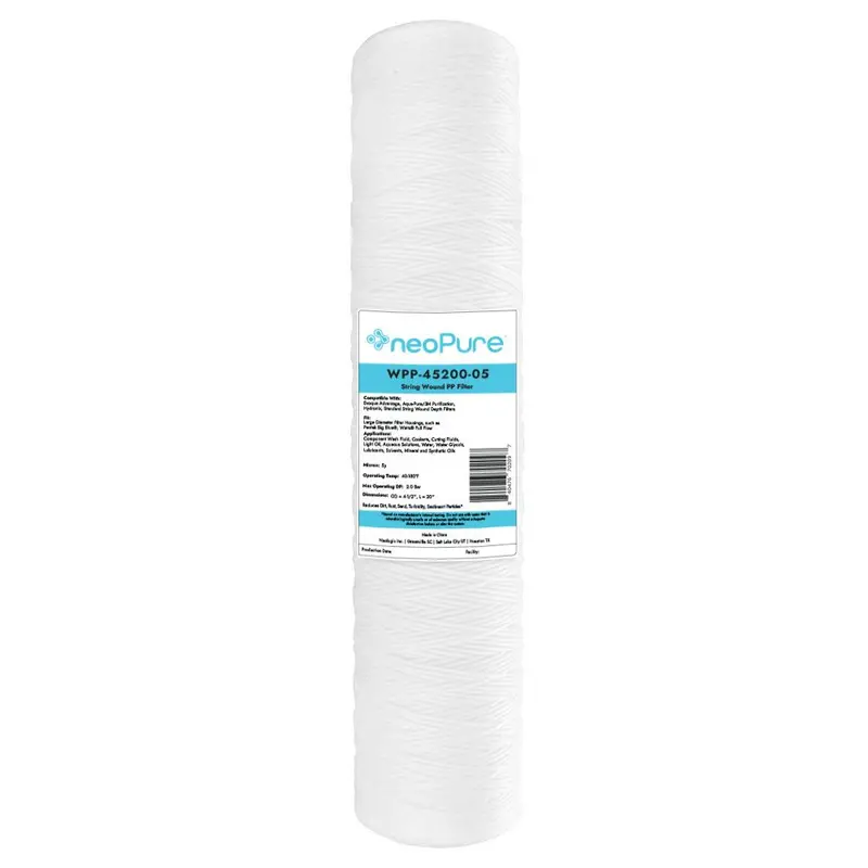 Neo-Pure Wpp-45200-05 20-Inch Bb-Style Surfactant-Free String-Wound Filter – 5 Micron 1
