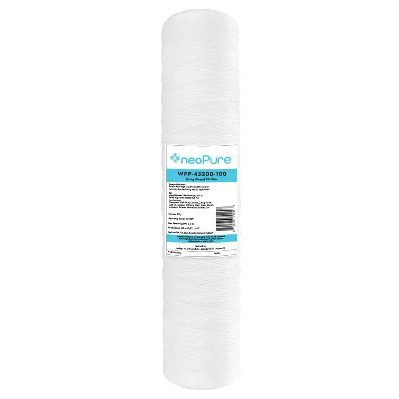 Neo-Pure Wpp-45200-100 20-Inch Surfactant-Free String Wound Filter – 100 Micron 1