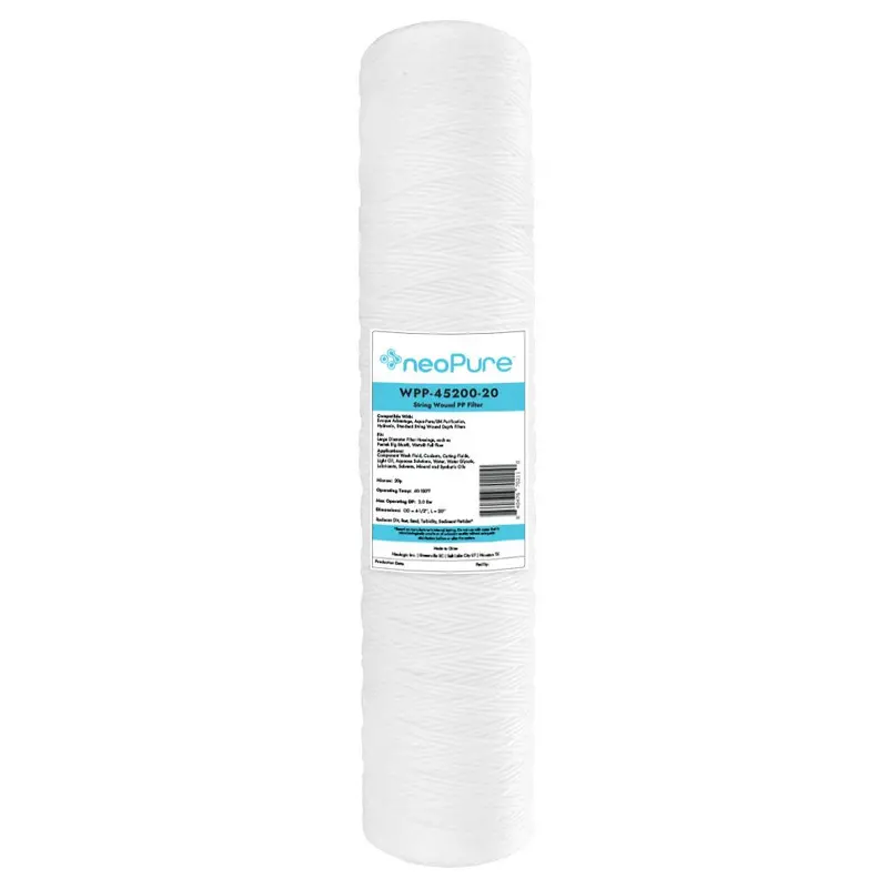 Neo-Pure Wpp-45200-20 20-Inch Bb-Style Surfactant-Free String-Wound Filter – 20 Micron 1