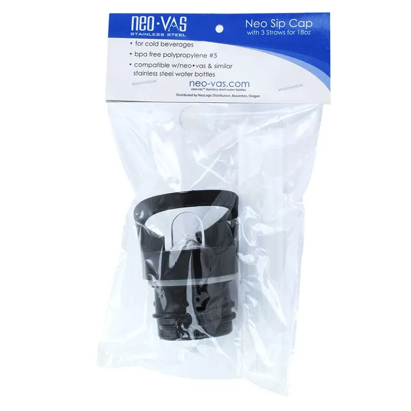 Neo-Vas Nvnsc18 Neo-Sip Cap With 3 Straws For 18 Oz Bottle 1