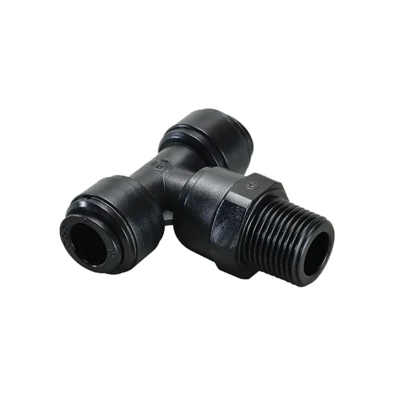 Neofit Acetal Black 12Mm × 3/8" Bspp Swivel Tee 1