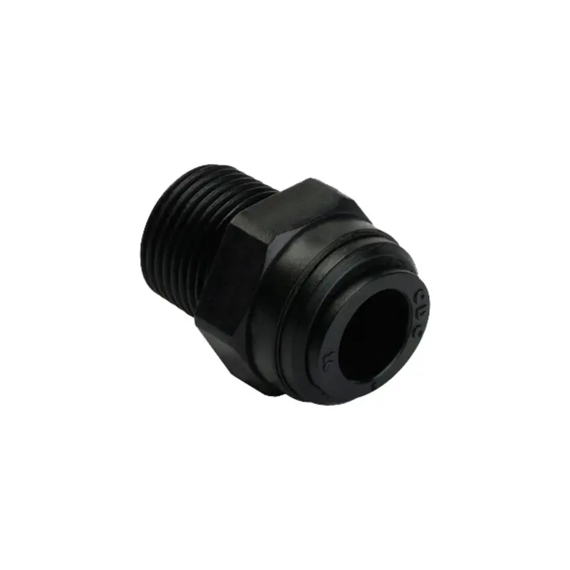 Neofit Acetal Black 3/8" Tube × 1/4" Bspt Male Connector 1