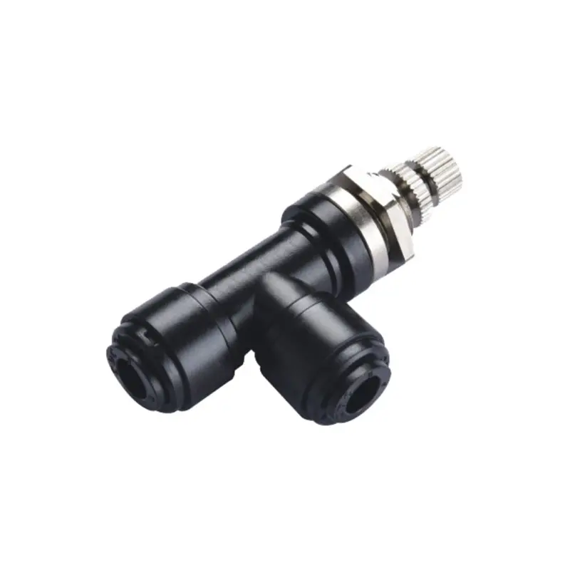 Neofit Acetal Black Flow-Control Elbow Bulkhead For 6Mm Tubing 1