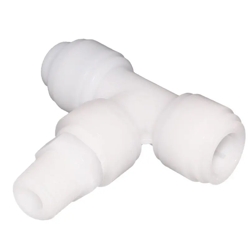 Neofit Acetal Natural White 4Mm (5/32") × 1/8" Bspp Swivel Tee 1