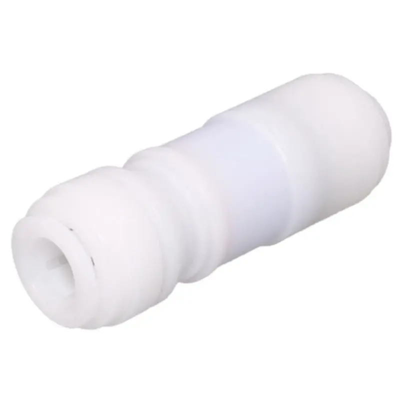 Neofit Acetal Natural White Inline Check Valve For 1/4" Tubing — 0.3 Psi Crack Pressure 1