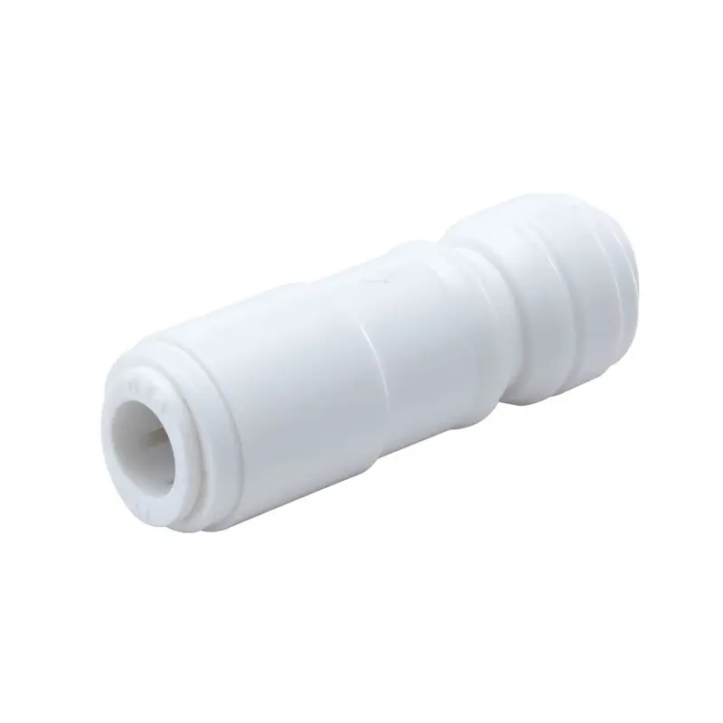Neofit Acetal White Single-Use Check Valve For 3/8" Tubing 1