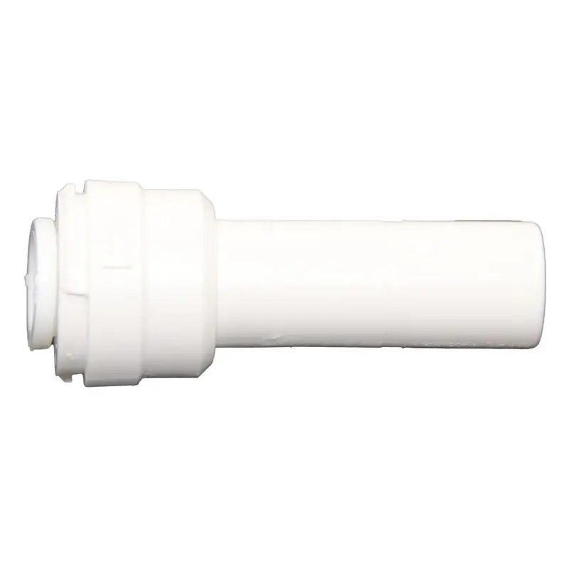Neofit Polypropylene Reducer Fitting — Natural White, 1/4" Od X 3/8" Stem 1