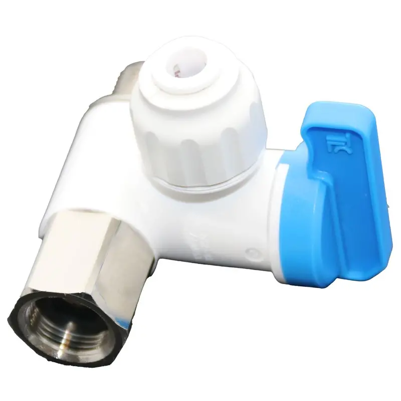 Neofit Polypropylene Stop Valve Adapter – 1/4" Od To 3/8" Compression Thread 1