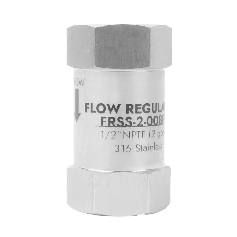 Neoflo 316 Stainless Steel Flow Control | 2 Gpm, 1/2" Female Pipe Thread 1