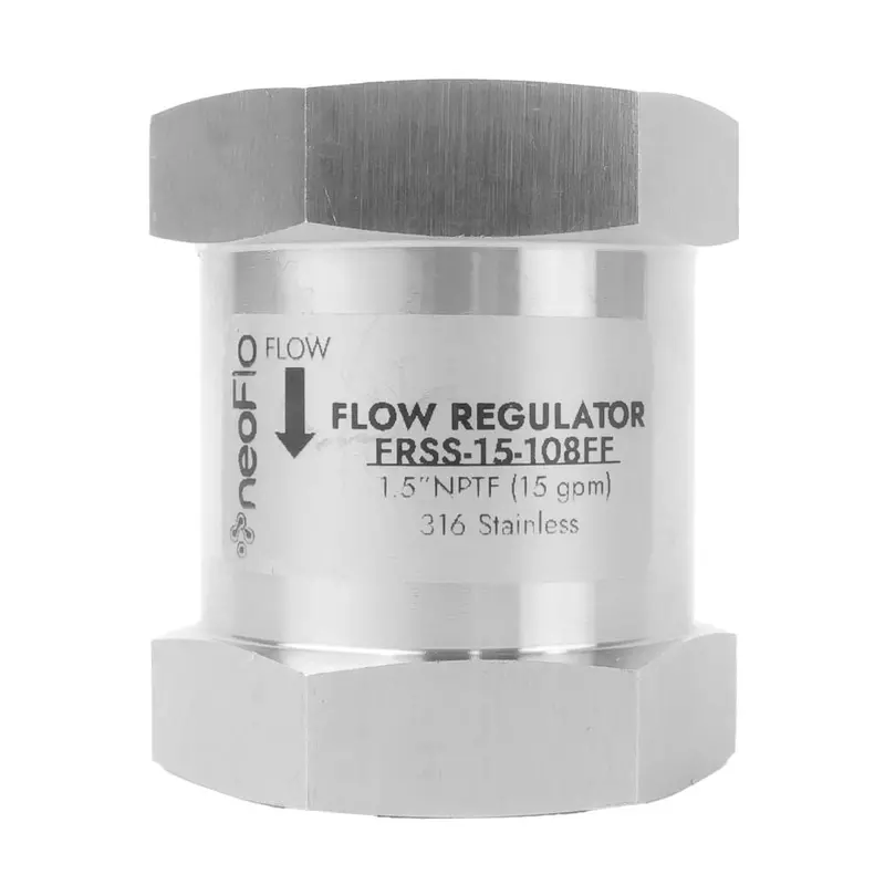 Neoflo 316Ss Flow Restrictor — 15 Gpm, 1.5" Fpt X Fpt 1