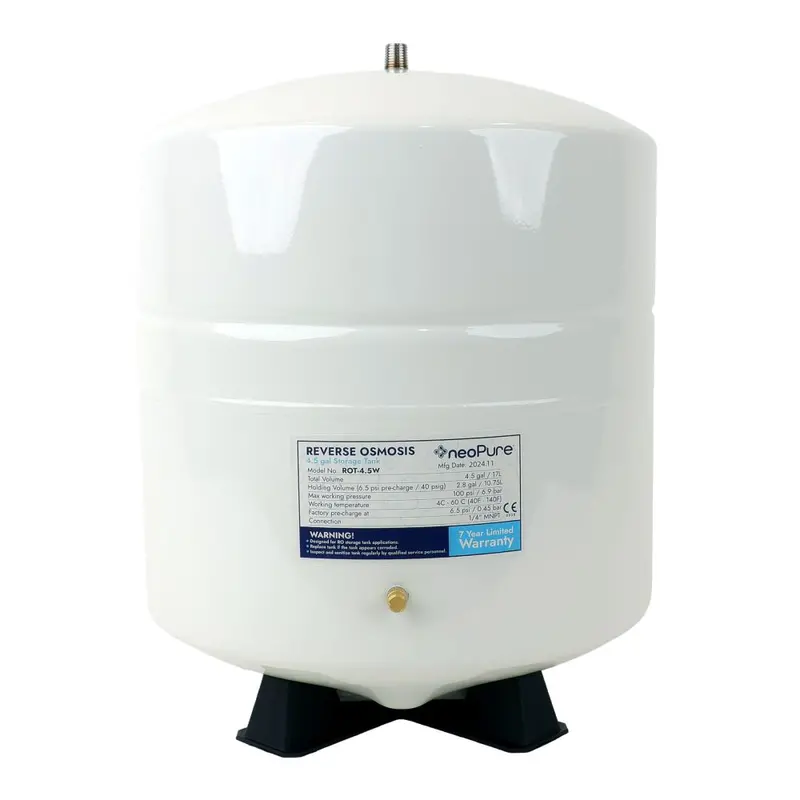 Neopure 4.5-Gallon White Ro Storage Tank 1